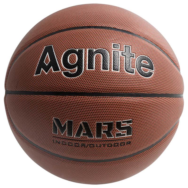 安格耐特F1120篮球(棕) 7号比赛训练篮球 高端PU防滑掌控篮球 室内外通用