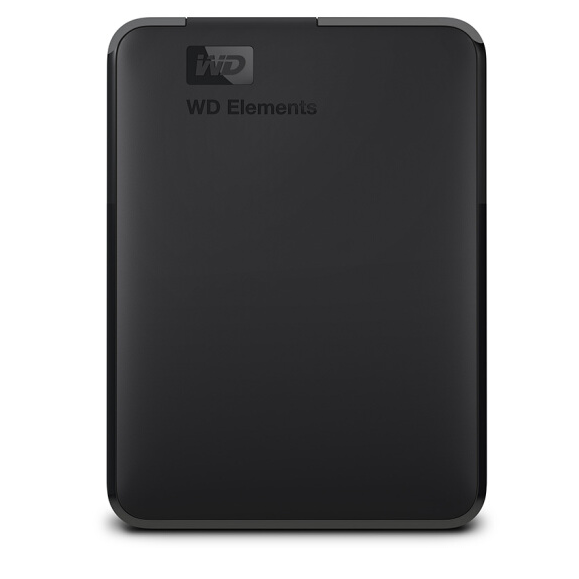 西部数据(WD)2TB/4TB移动硬盘(黑)稳定耐用 海量存储USB3.0移动硬盘Elements 新元素系列2.5英寸