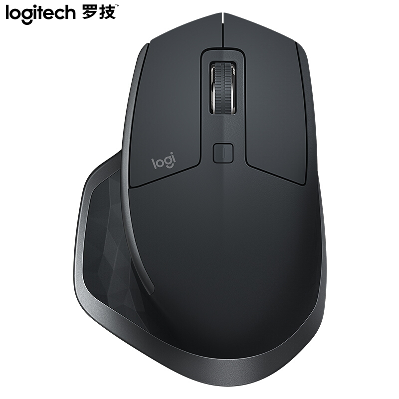 罗技（Logitech）MX Master 2S 鼠标 无线蓝牙鼠标 办公鼠标 带无线2.4G接收器     (儒雅黑)