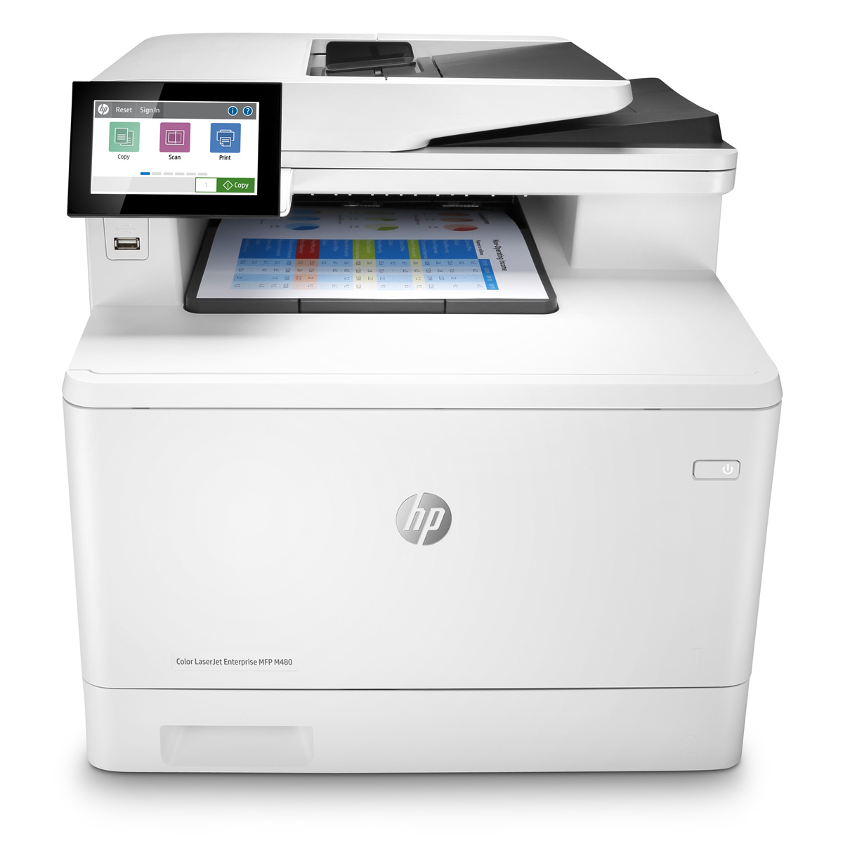 惠普hp 打印机 480f A4彩色激光办公复印扫描
                    可打红头文件 