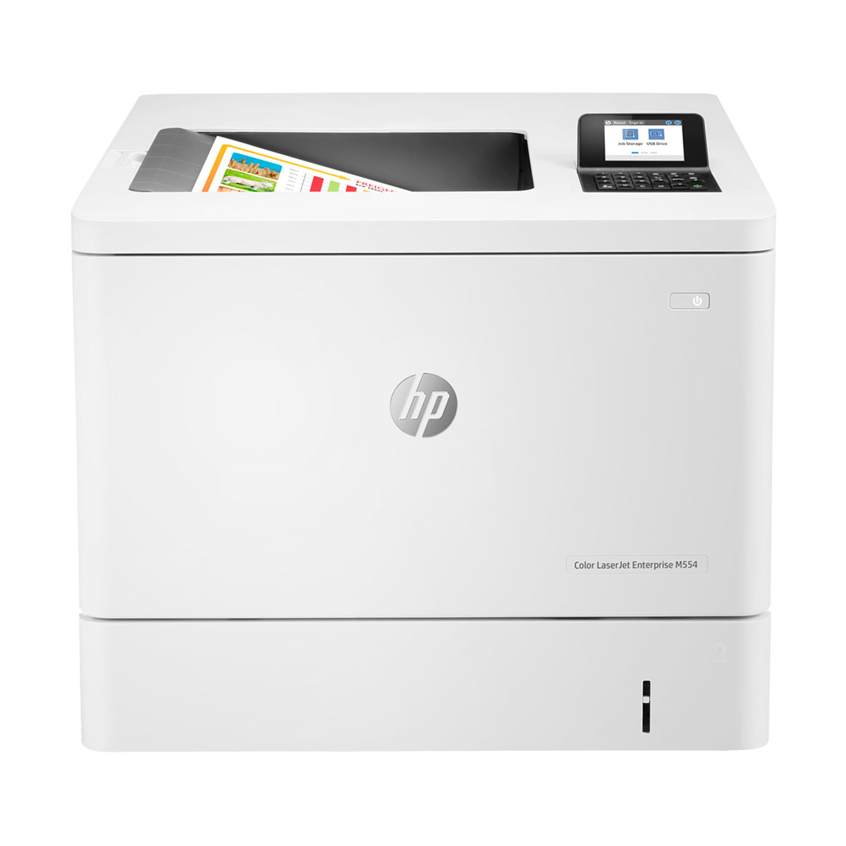 惠普（HP）M554dn 企业级彩色激光打印机
                    商用办公 红章双面打印 有线网络打印 