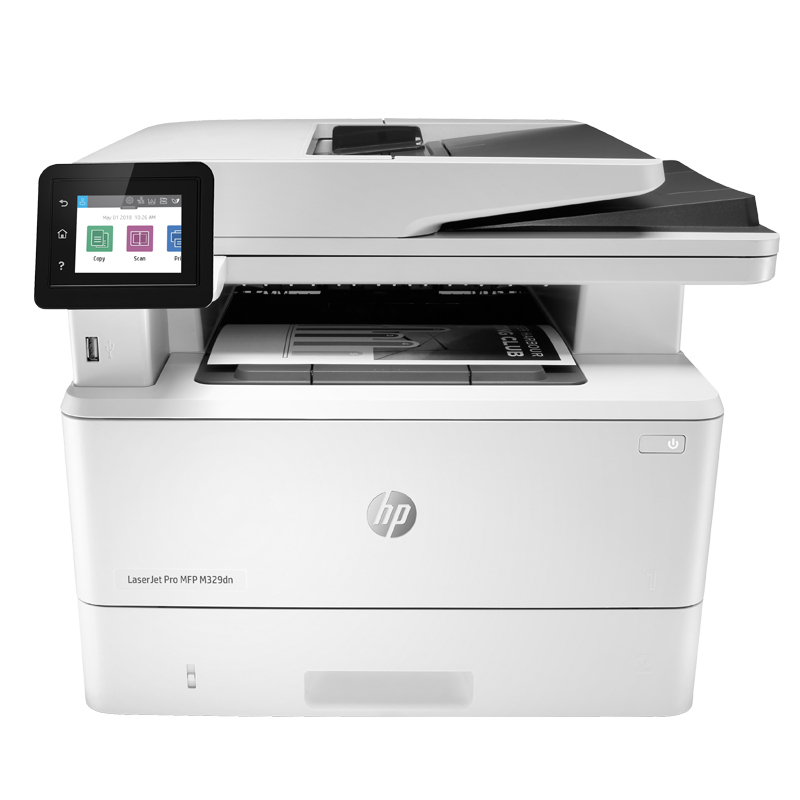惠普（HP）M329dn A4黑白激光多功能一体机
                    三合一 打印 复印 扫描 自动双面打印 