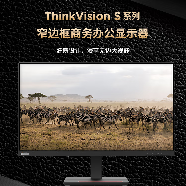联想显示器  ThinkVision S22e 21.5寸 超窄边框