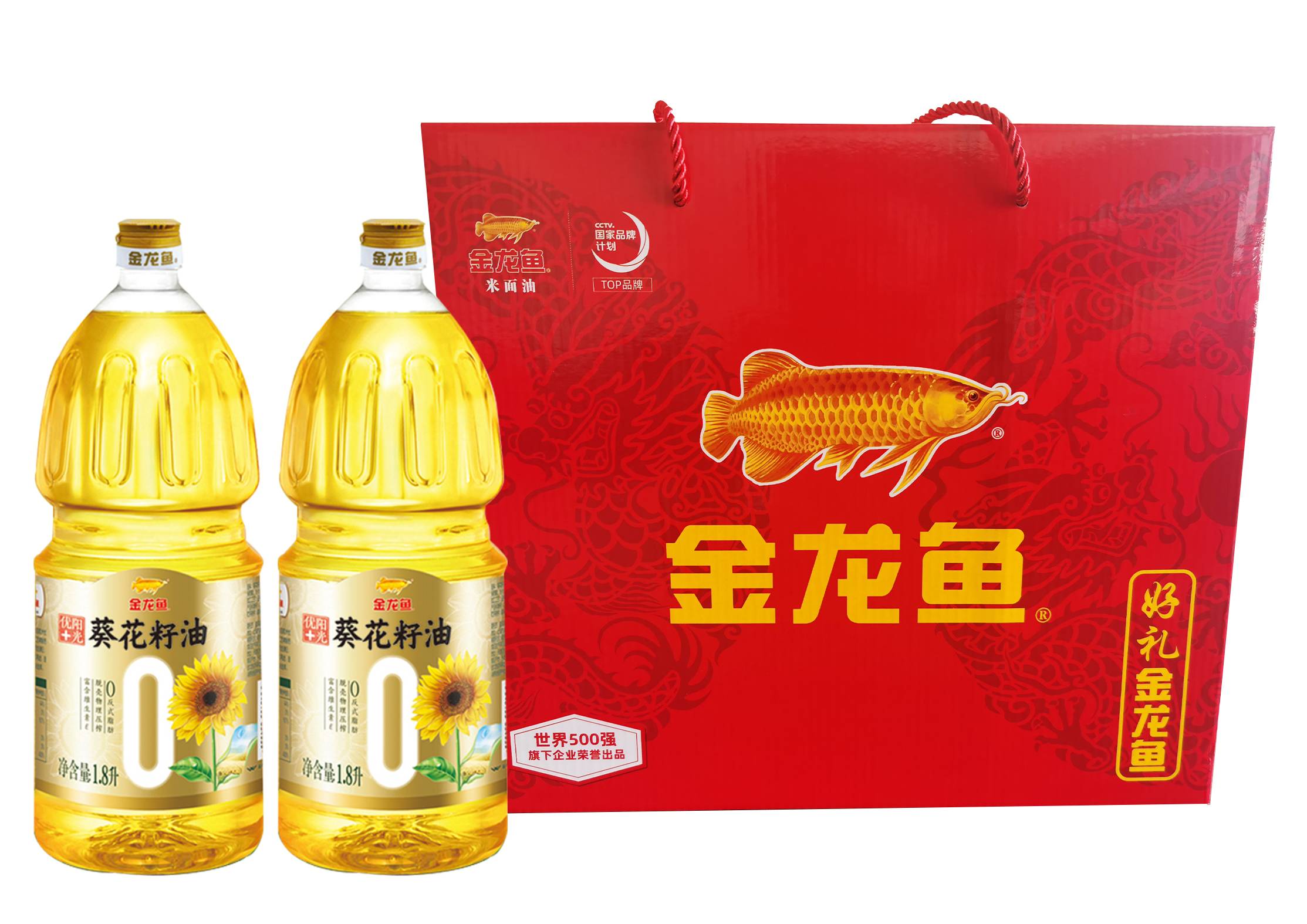 金龙鱼阳光优+葵花籽油（零反）礼盒