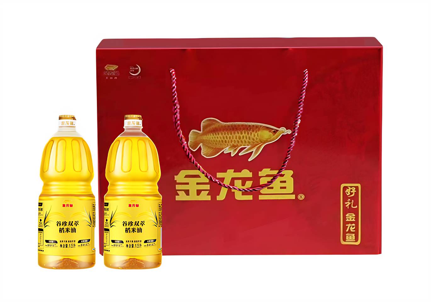 金龙鱼谷珍双萃稻米油礼盒