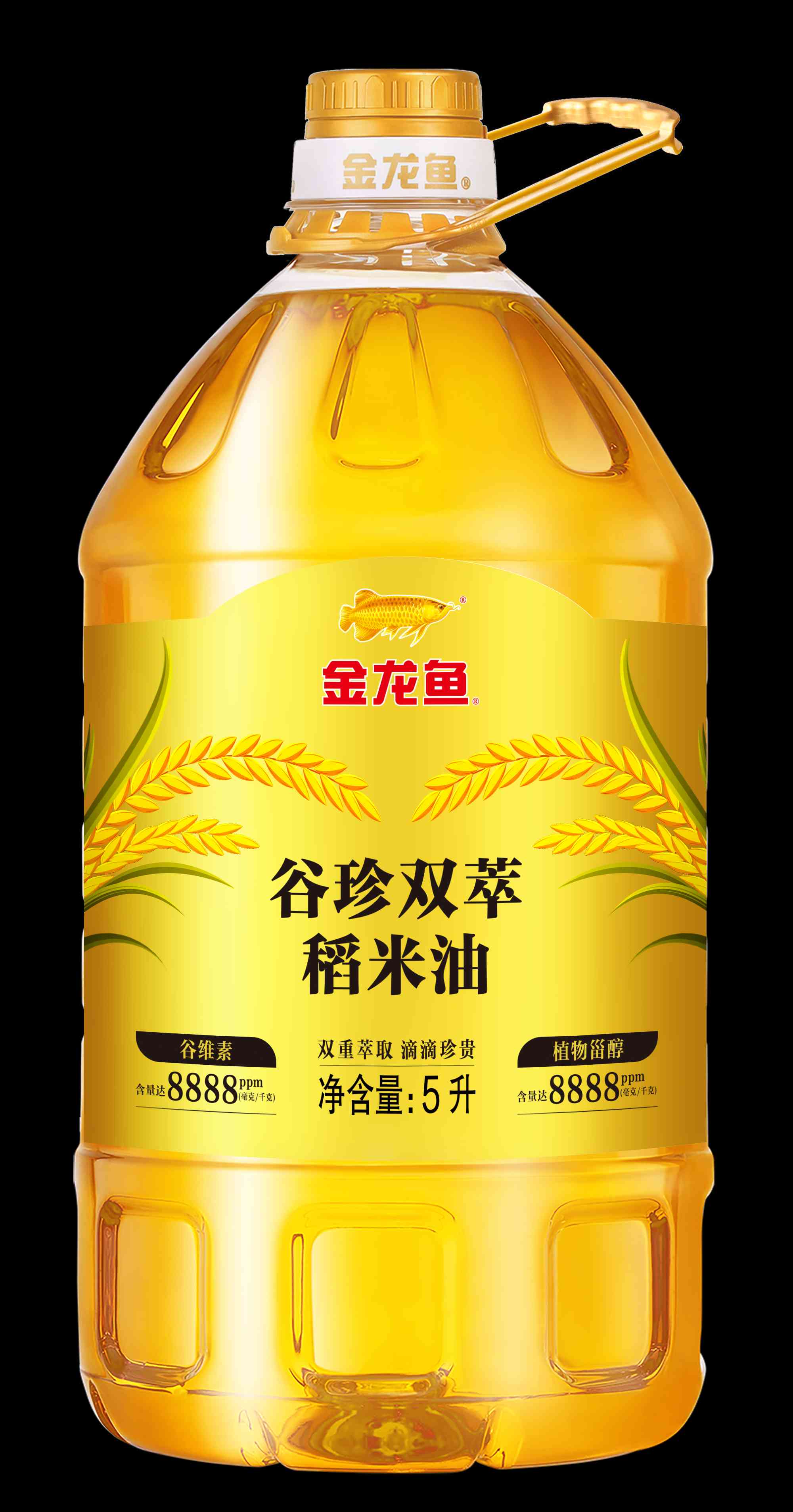 金龙鱼谷珍双萃稻米油5L
