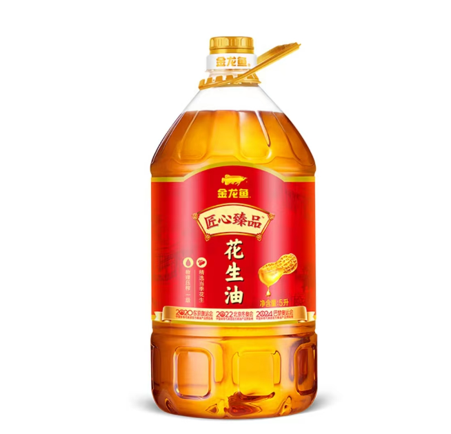 金龙鱼匠心臻品花生油5L