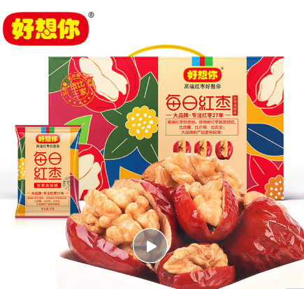 好想你-每日红枣灰枣夹核桃