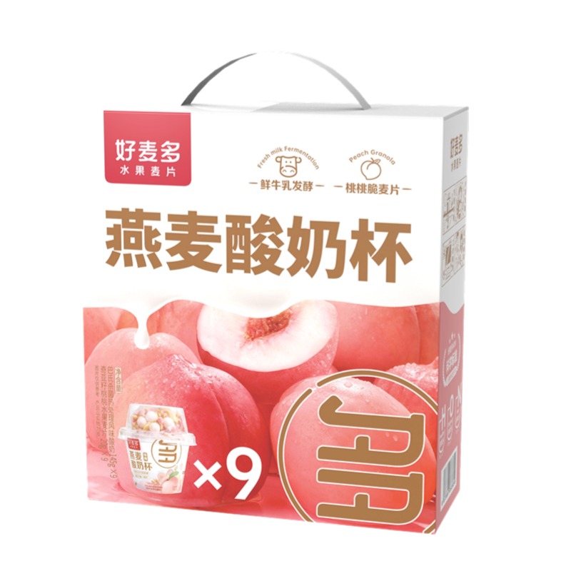好麦多特纯燕麦酸奶杯1.48kg