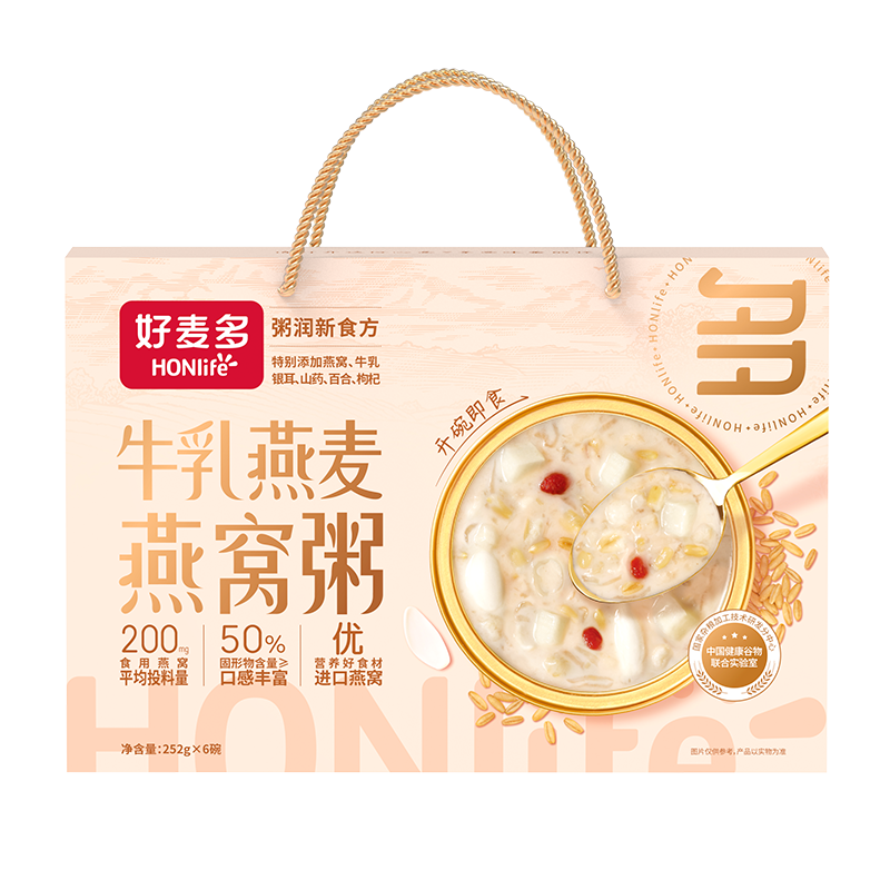 好麦多牛初乳燕麦燕窝粥
